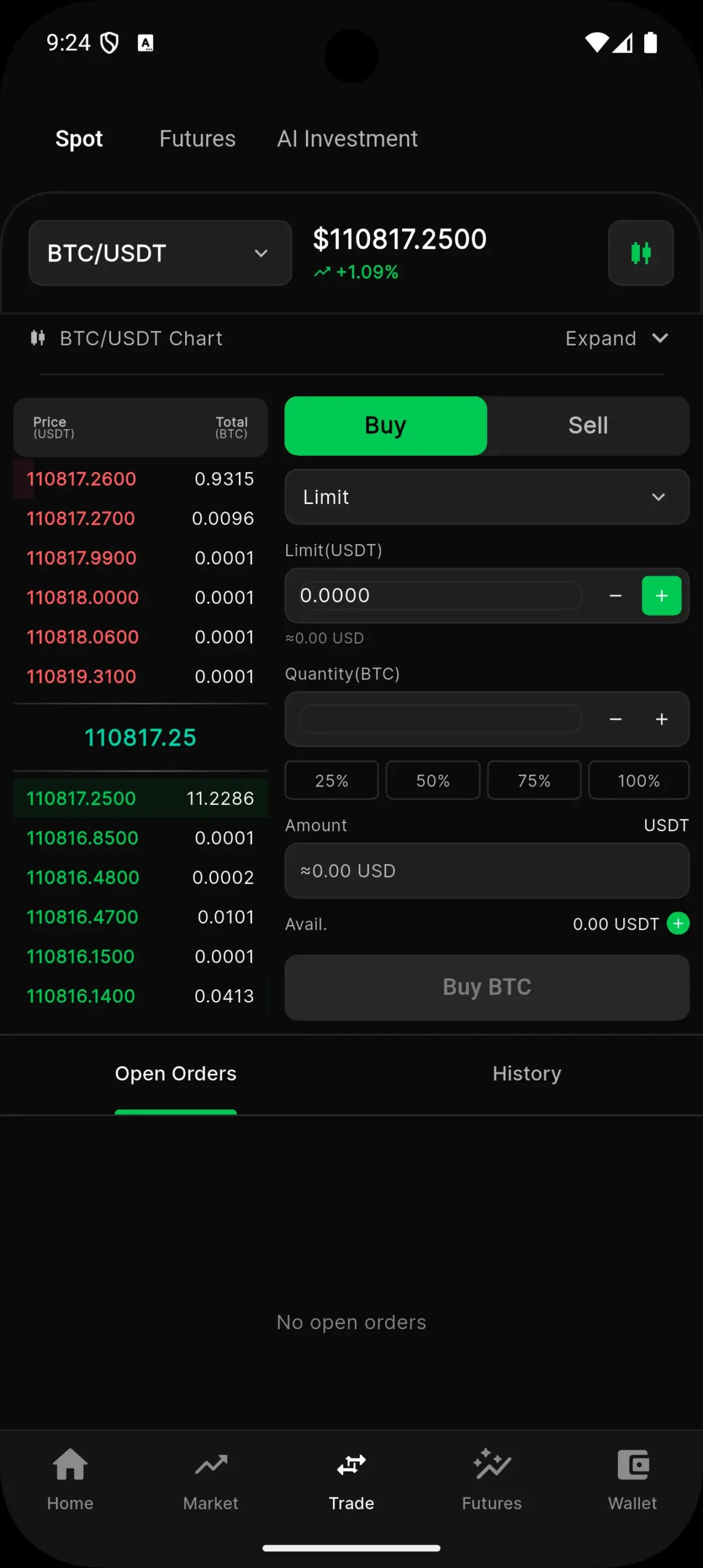 Binance Clone App Screen 7 scaled