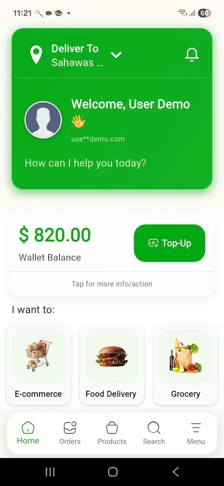 Super App Clone App Screen 1