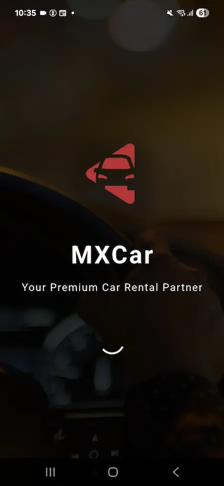 Turo Clone App Screen 1