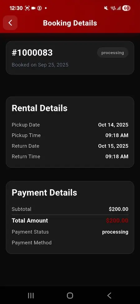 Turo Clone App Screen 10