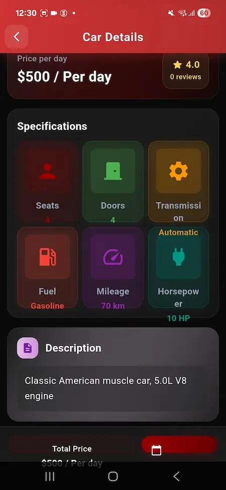 Turo Clone App Screen 12