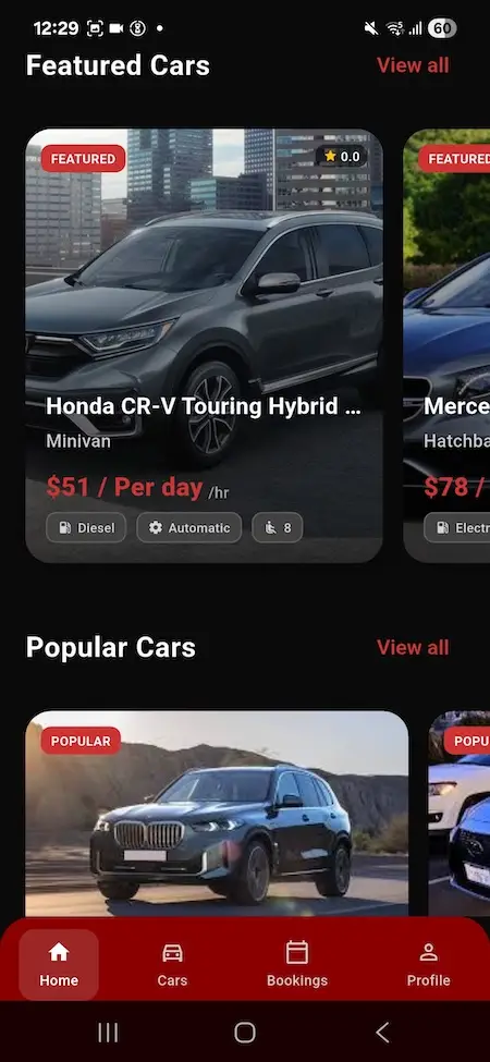 Turo Clone App Screen 4