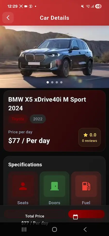 Turo Clone App Screen 6