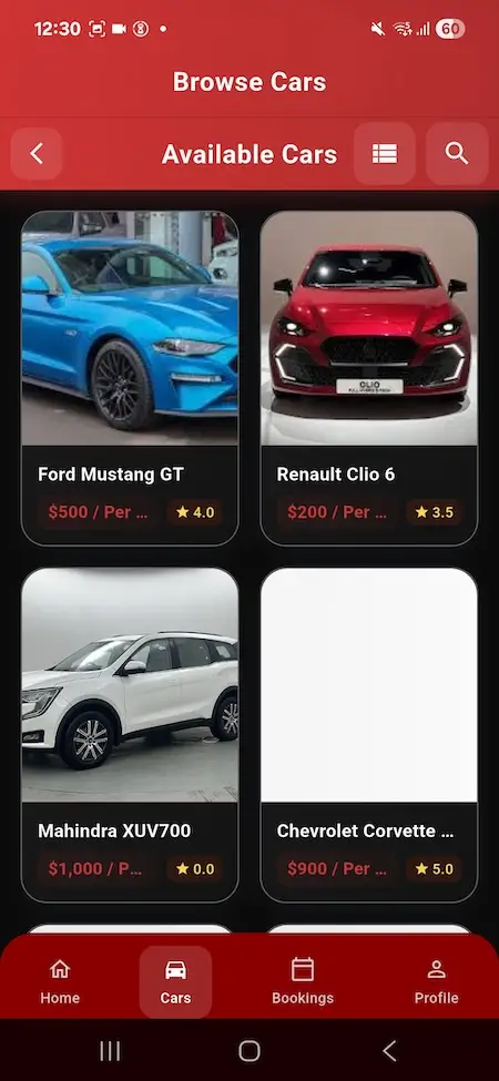 Turo Clone App Screen 7