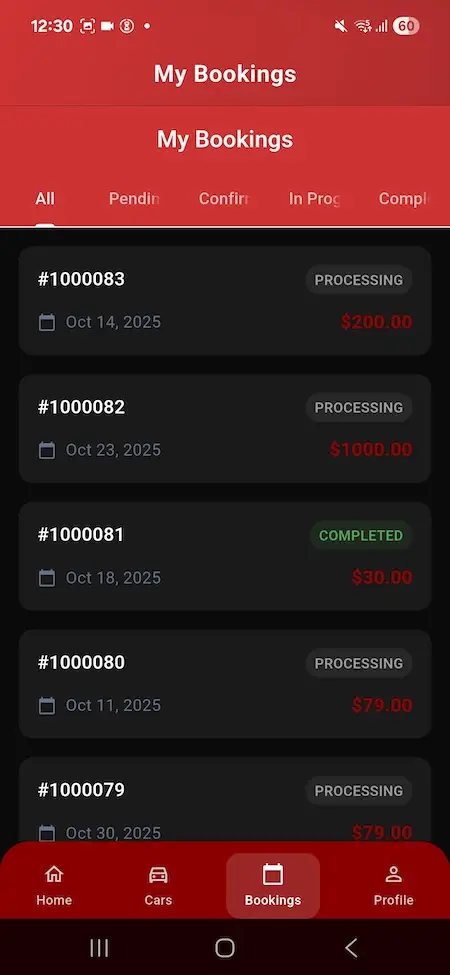 Turo Clone App Screen 9