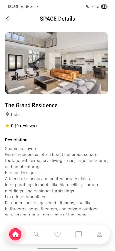Airbnb Clone App Screen 14