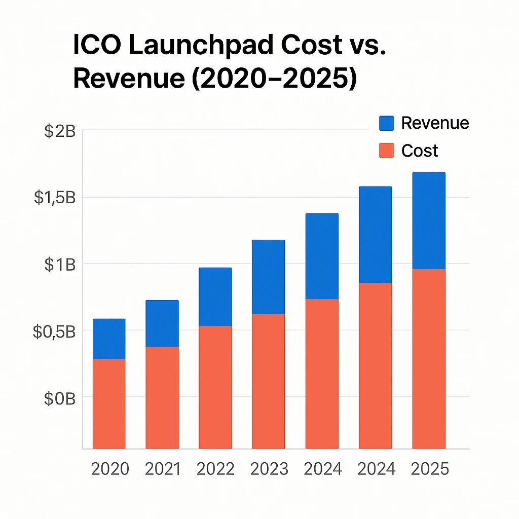 Cost vs Revenue visualization ICO