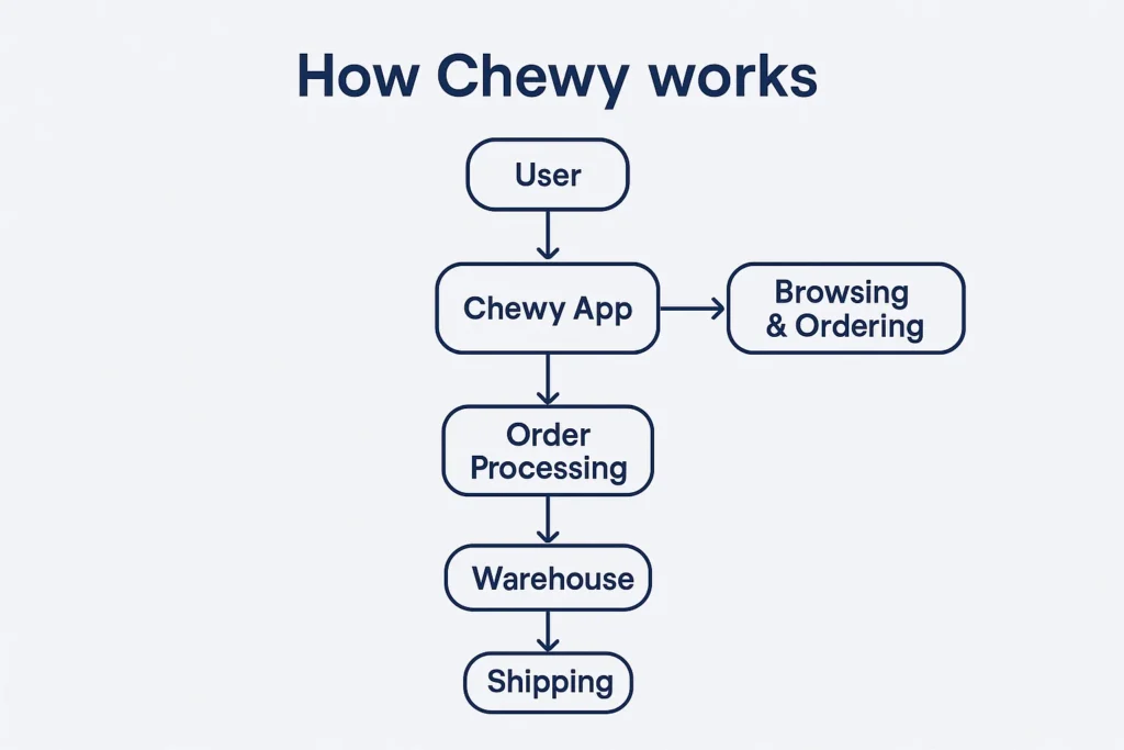 How Chewy Works – App Process Flow Explained