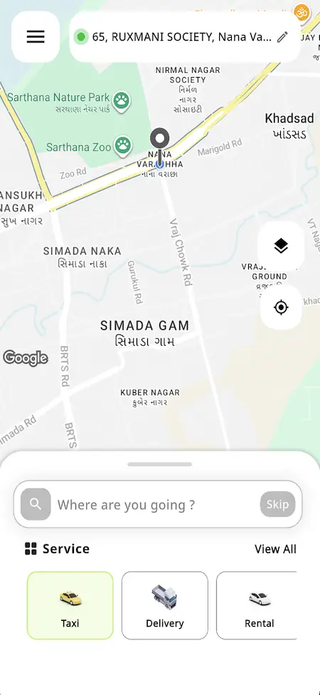 Indrive Clone App Screenshot 1