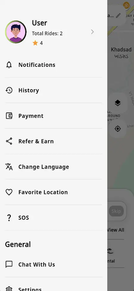 Indrive Clone App Screenshot 2