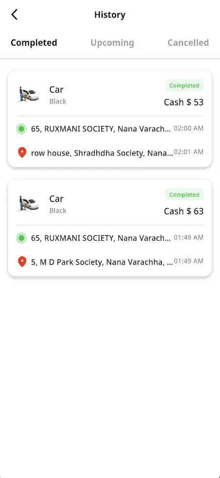 Indrive Clone App Screenshot 3