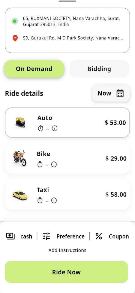 Indrive Clone App Screenshot 6