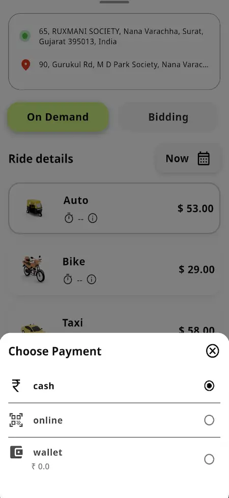 Indrive Clone App Screenshot 7