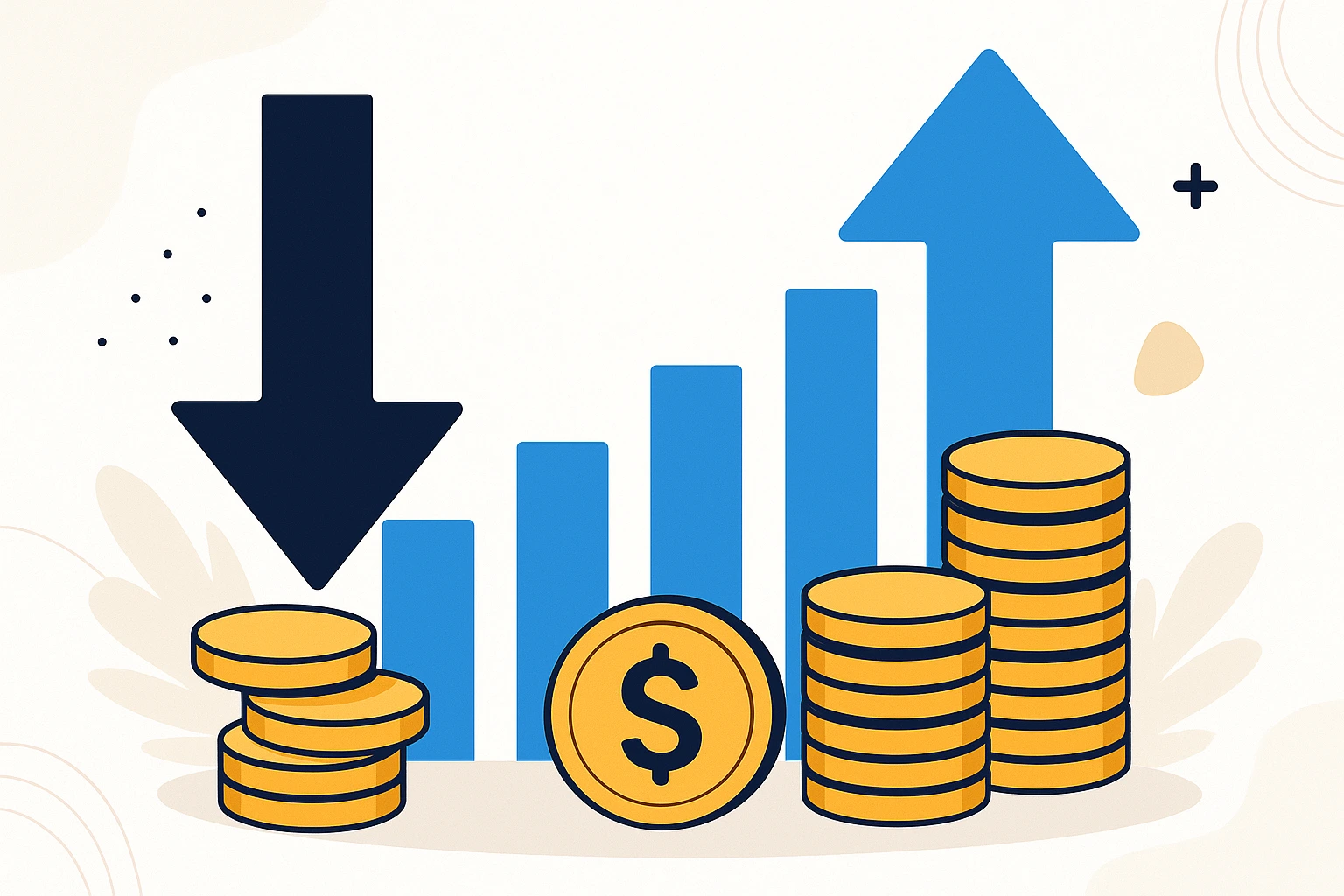 Futuristic illustration showing cryptocurrency exchange trading, blockchain visuals, and revenue model for Crypto Exchange Script Clone in 2025