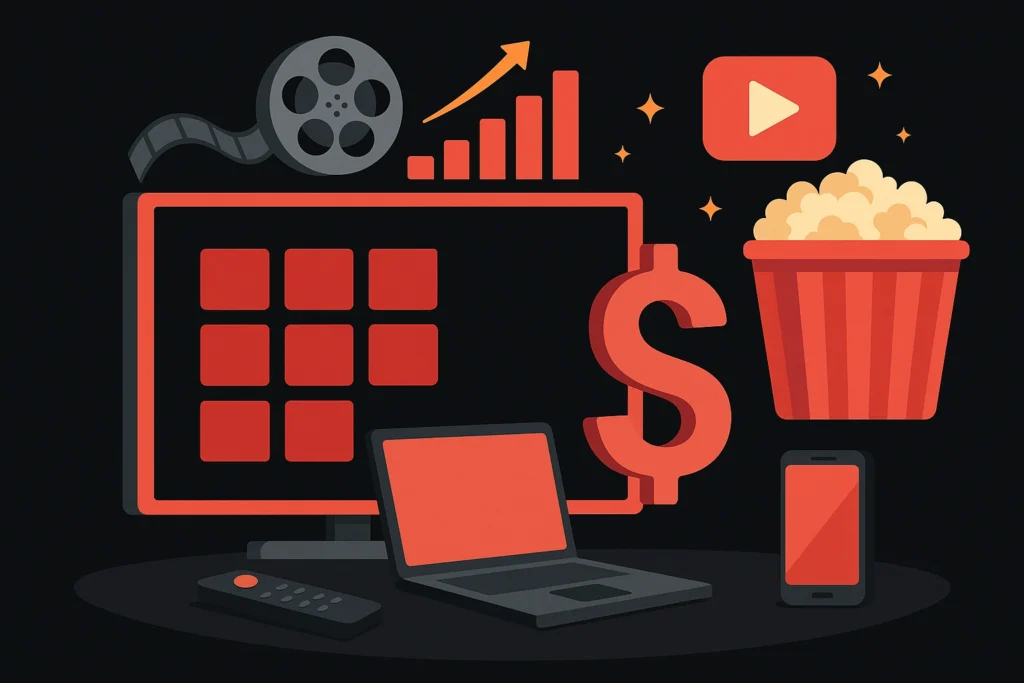 Netflix revenue model 2025 showcasing global streaming and digital entertainment growth