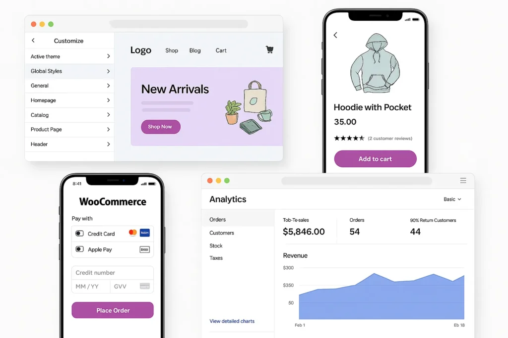 woocommerce feature screenshots