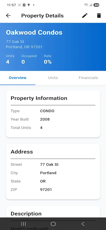 Buildium Clone App Screenshot 20251219 115745