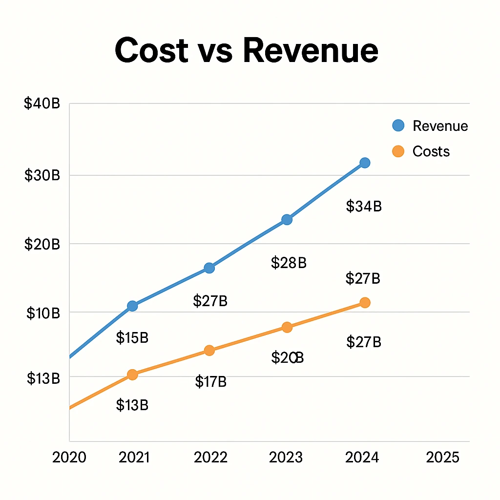 Cost vs Revenue visualization Banking Script
