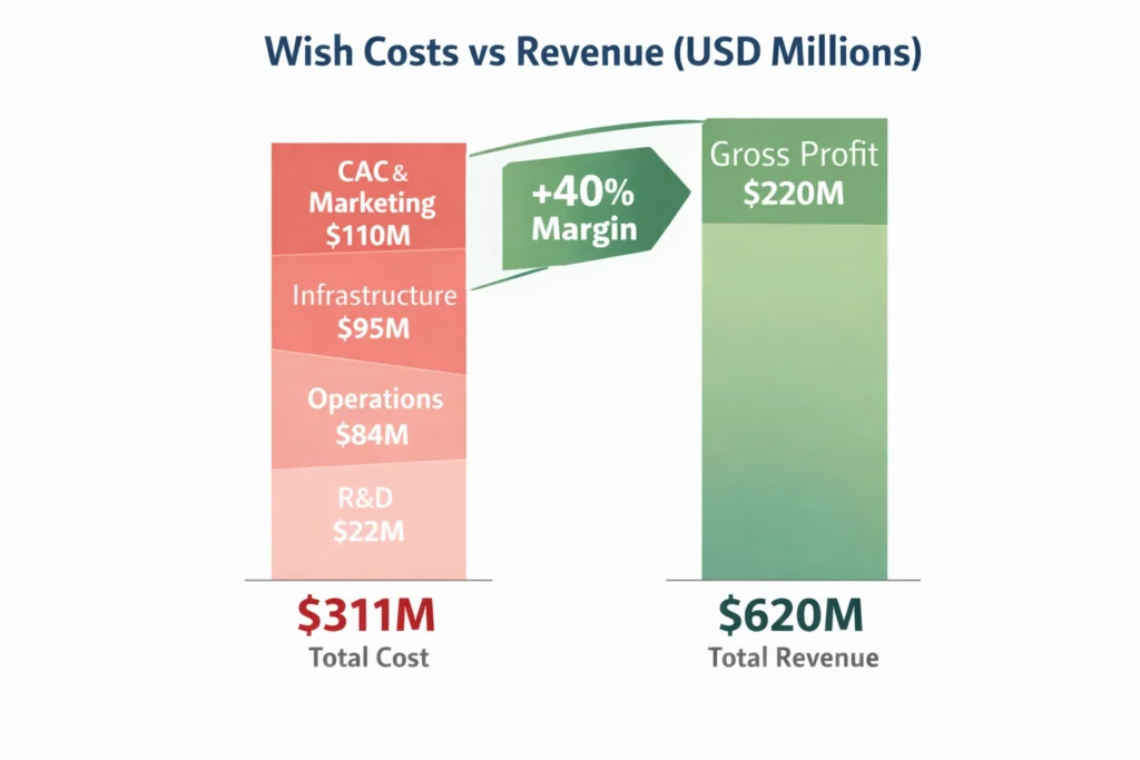 Cost vs Revenue visualization wish