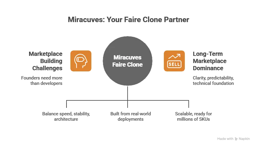 Why choose Miracuves for Faire clone development and scalable B2B wholesale marketplace solutions