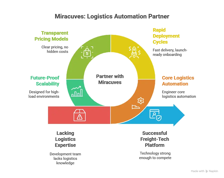 Why Choose Miracuves for Loadsmart Clone development with AI-powered logistics automation and real-time freight management
