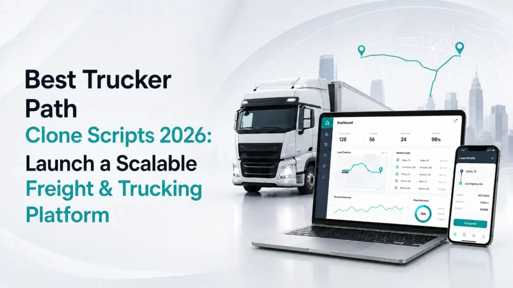 Best Trucker Path clone scripts for launching a scalable freight and trucking platform with fleet tracking and load management