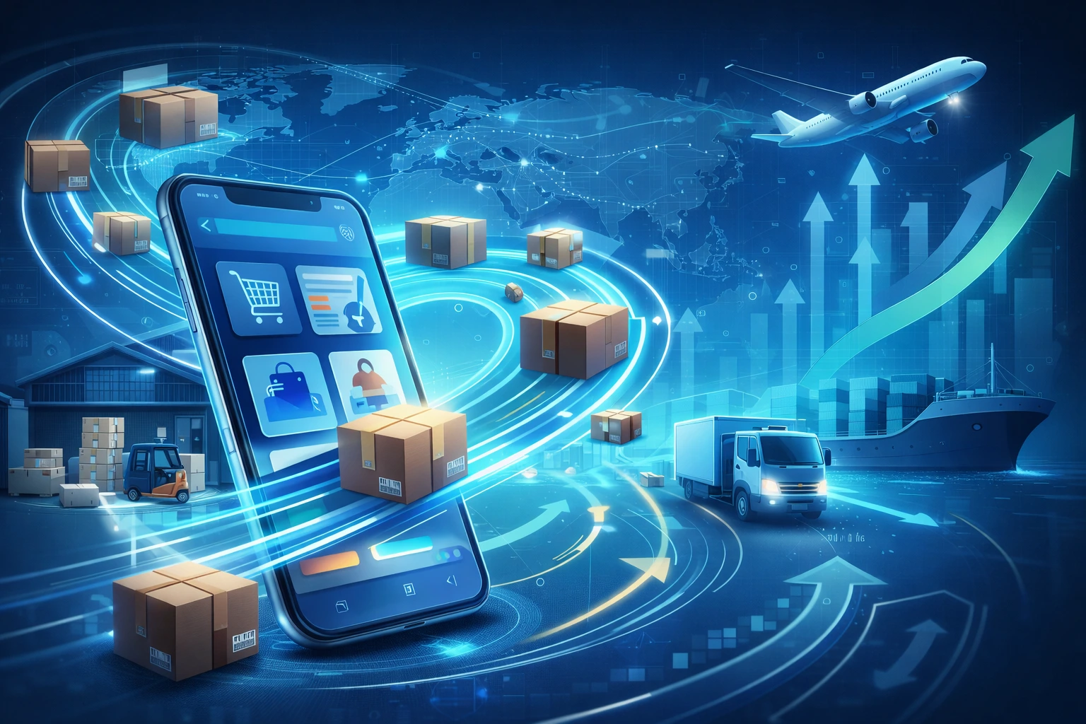 Wish marketplace revenue model showing global eCommerce growth and logistics-driven monetization