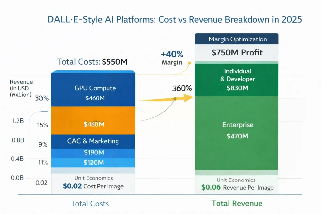 Cost vs Revenue growth graph 2020–2025 Grow