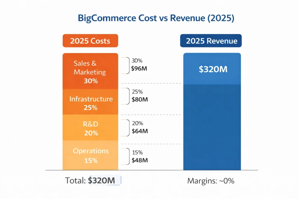 Cost vs Revenue visualization Big commerce