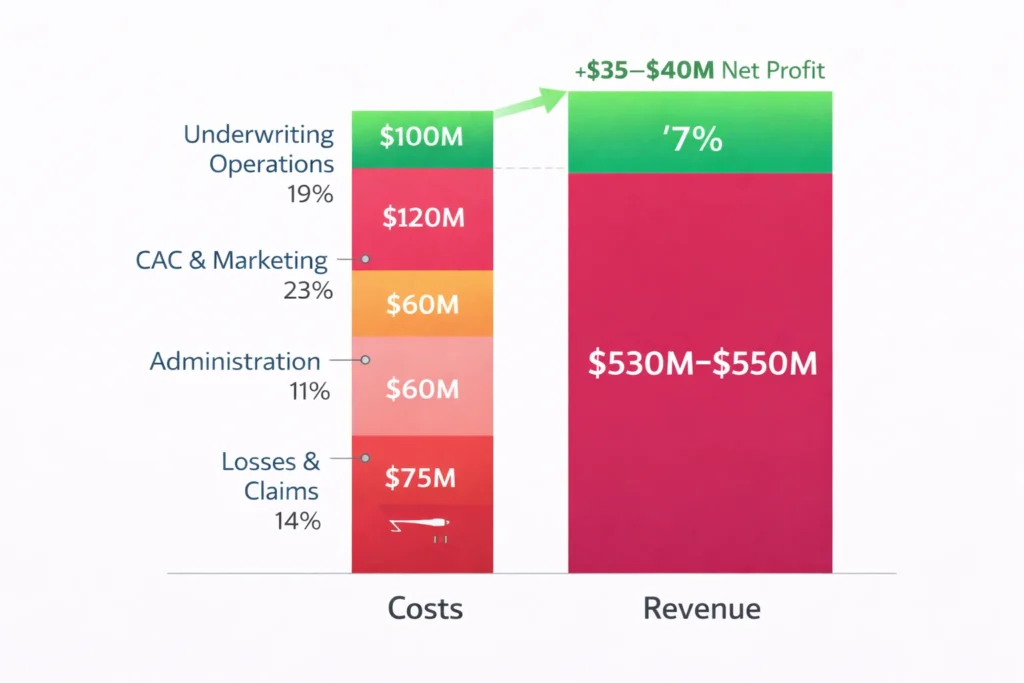 Cost vs Revenue visualization lemonade