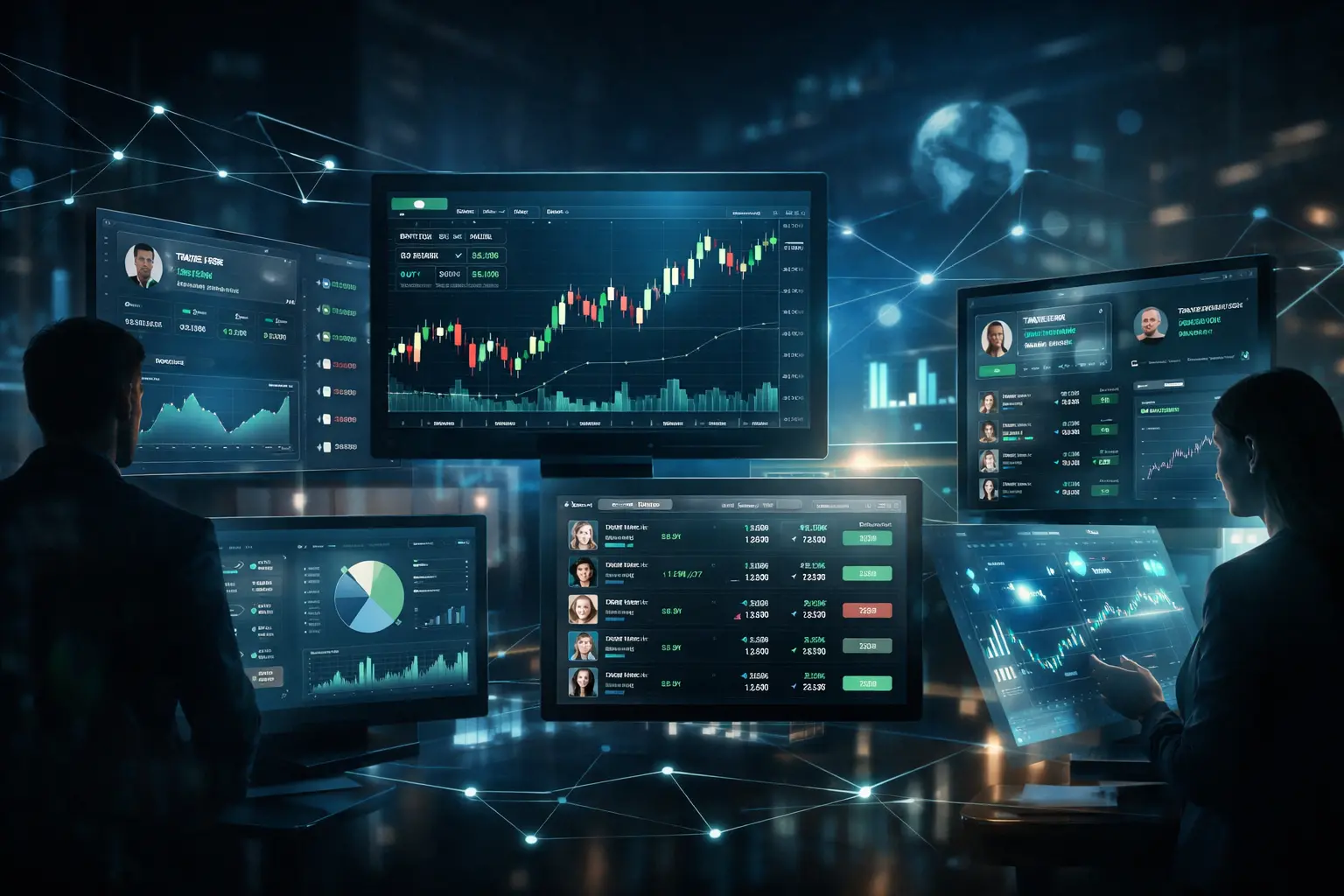 Best eToro clone scripts 2026 showing a modern social trading and copy trading platform interface