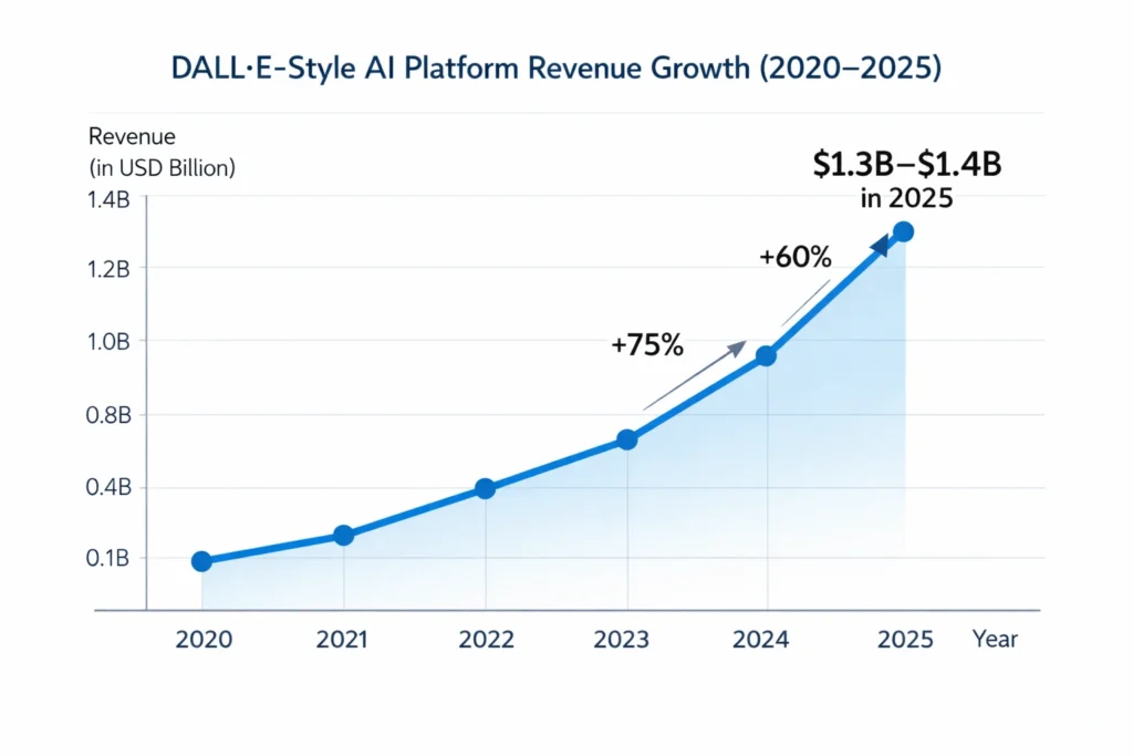 Revenue growth graph 2020–2025 Groww