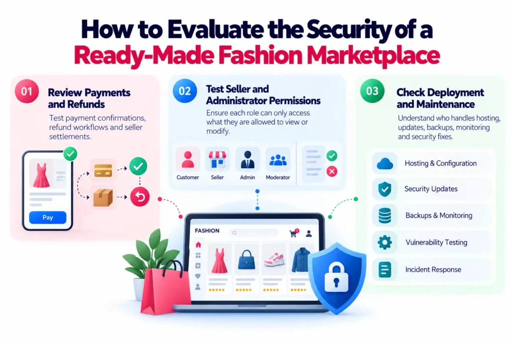 How to evaluate the security of a ready-made fashion marketplace