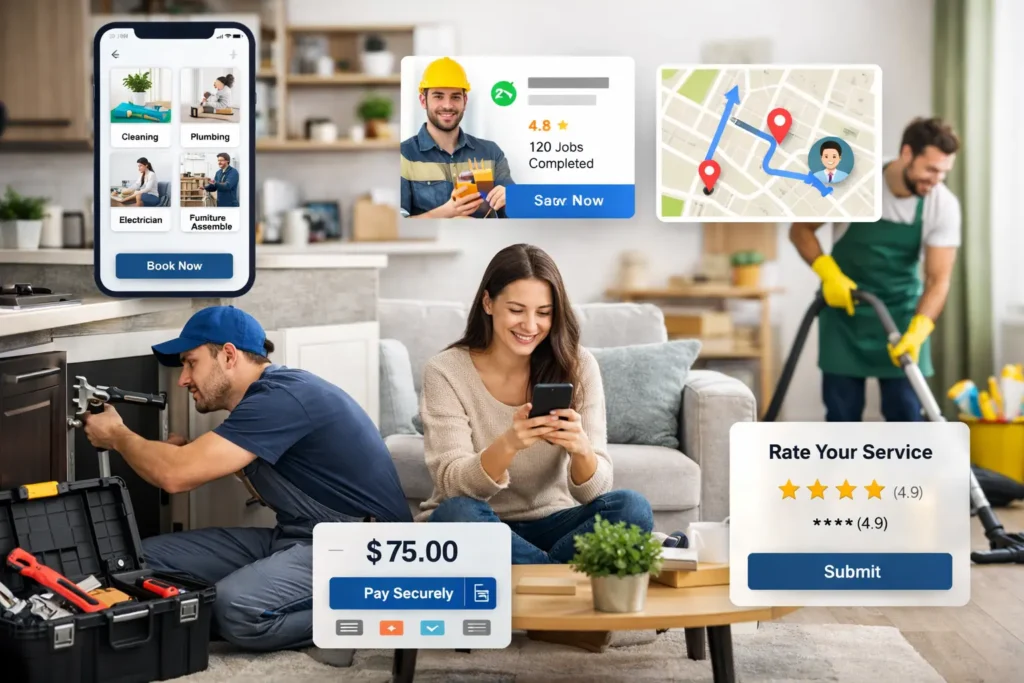 Handy Clone Script On-Demand Home Services Platform by Miracuves