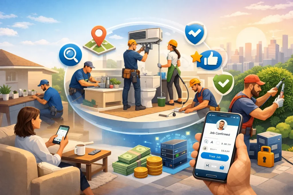 Angi clone script for home services marketplace development