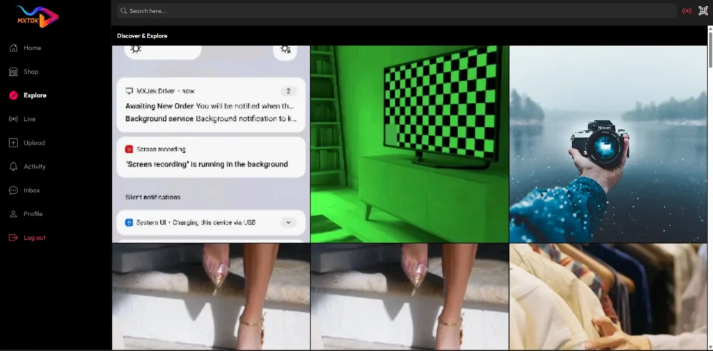 TikTok Clone 40 Explore