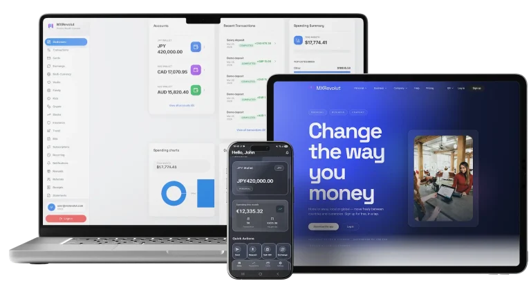 Revolut Clone Cross Platform Solution