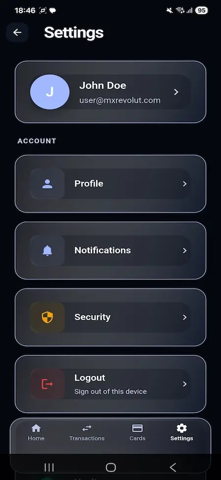 Revolut Clone 30 Revolut Clone Mobile App Screens12