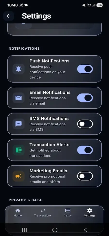 Revolut Clone 51 Revolut Clone Mobile App Screens24