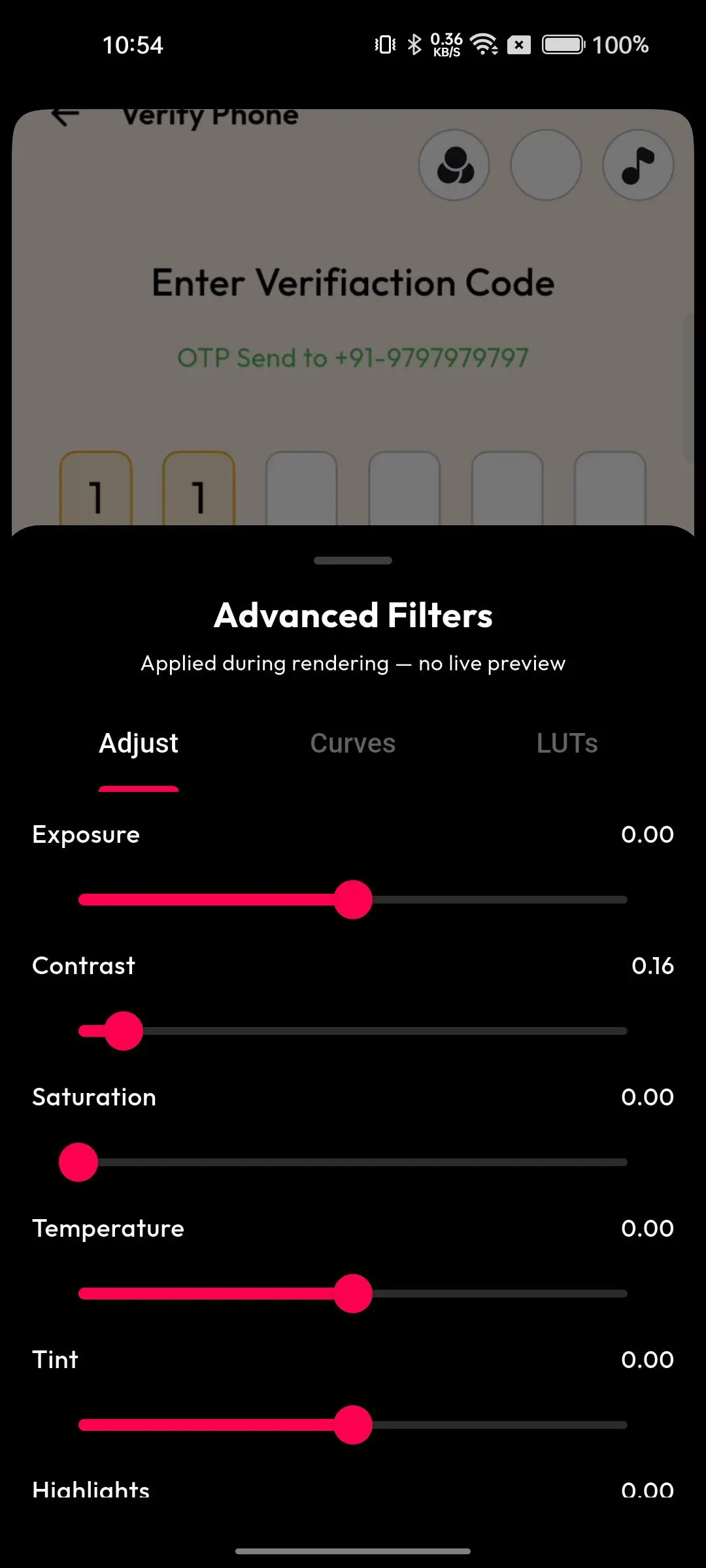TikTok Clone 17 creator bottomsheet