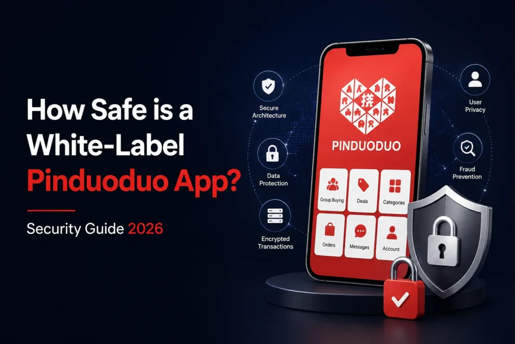 White-label Pinduoduo app security guide covering data protection, user privacy, payment security, secure infrastructure, and fraud prevention
