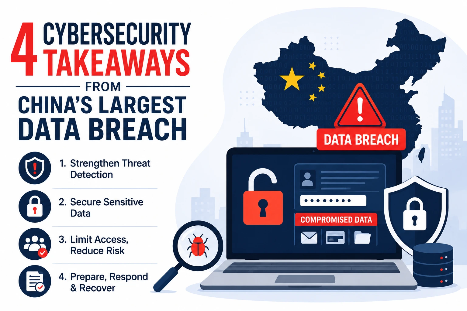 Cybersecurity lessons from China’s largest data breach infographic