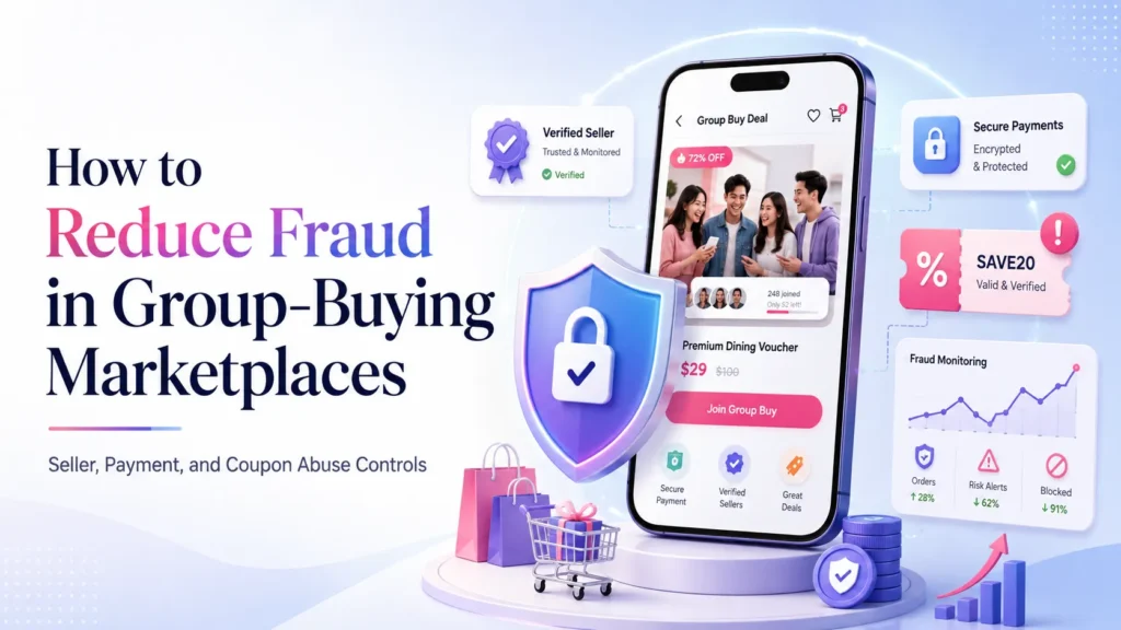 How to reduce fraud in group-buying marketplaces using seller verification, secure payments, coupon controls, and fraud monitoring