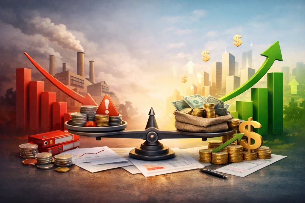 Skyscanner business model visual showing cost vs revenue balance in travel aggregator platform