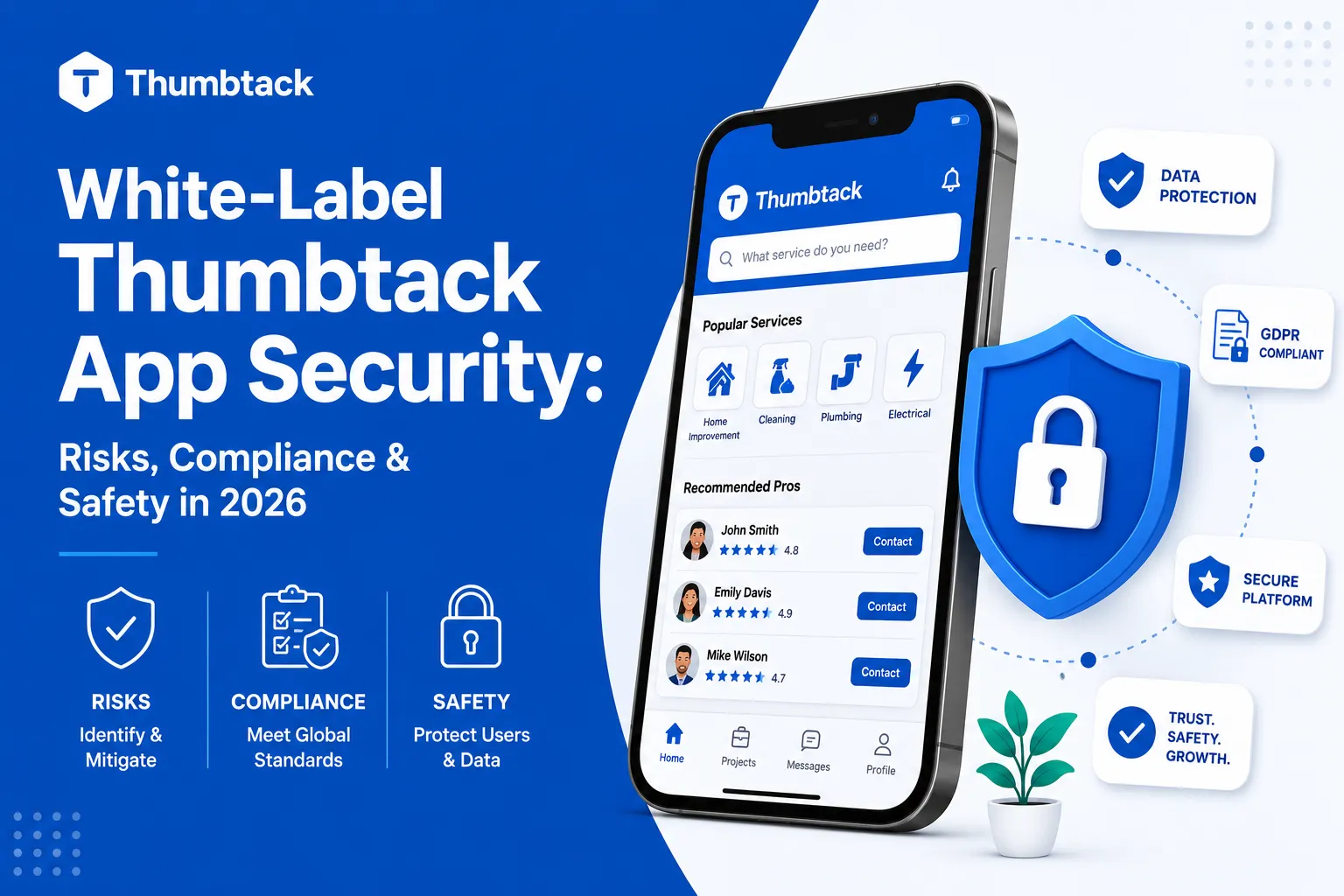 White-label Thumbtack app security guide infographic for 2026
