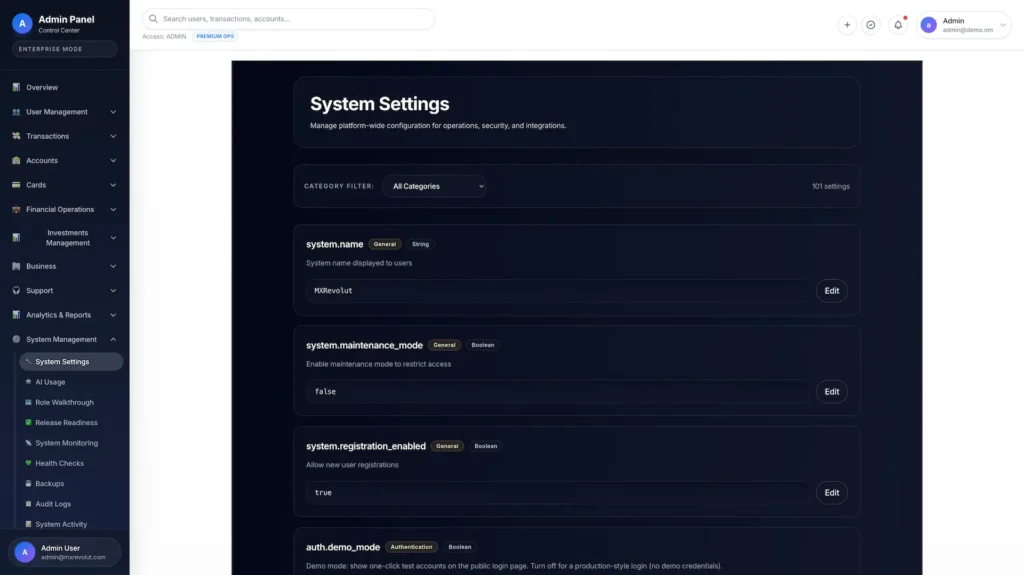 Revolut Clone 59 Revolut Clone Admin Dashboard 12