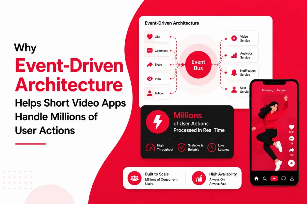 Event-driven architecture helping short video apps process millions of user actions in real time