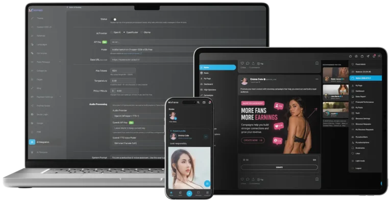 Onlyfans Clone by Miracuves: cross-platform availability for creators, fans, and admin