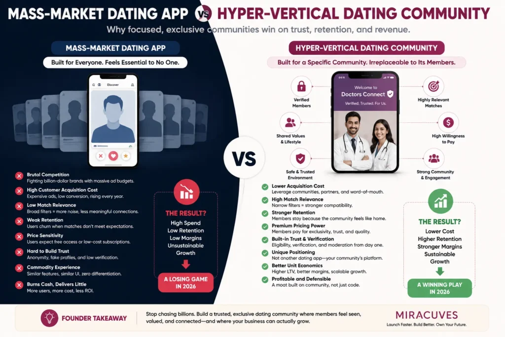 Seven-step launch roadmap for building and validating a hyper-vertical dating app