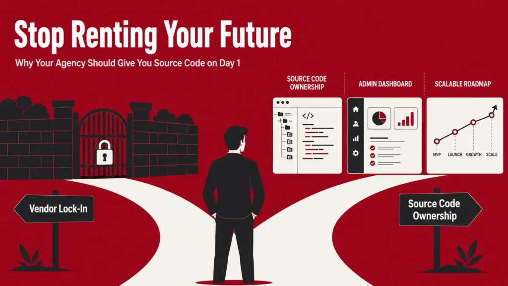 Source code ownership in app development protects founders from vendor lock-in